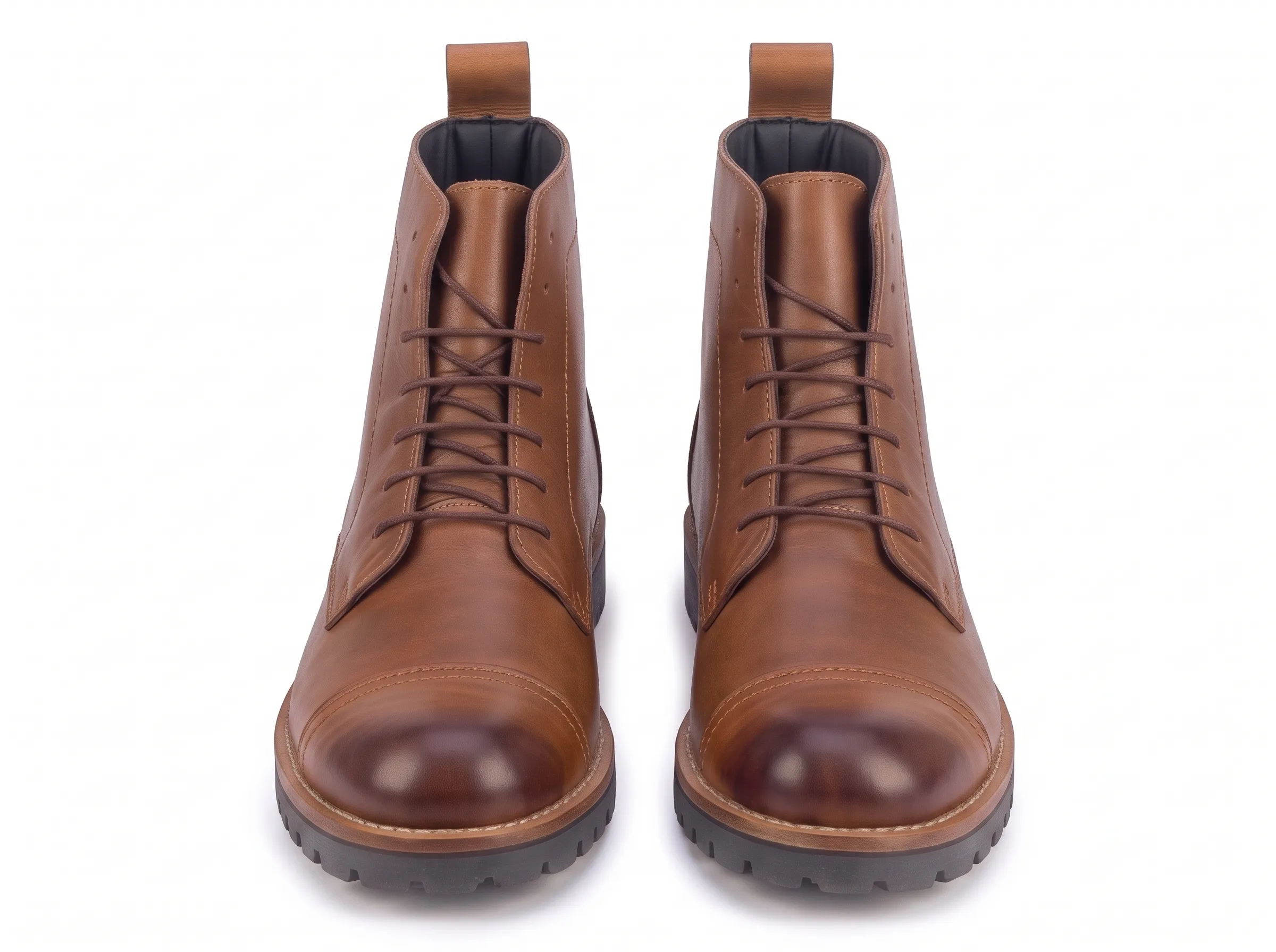 Men’s Premium Leather Lace-Up Ankle Boots - Image 4