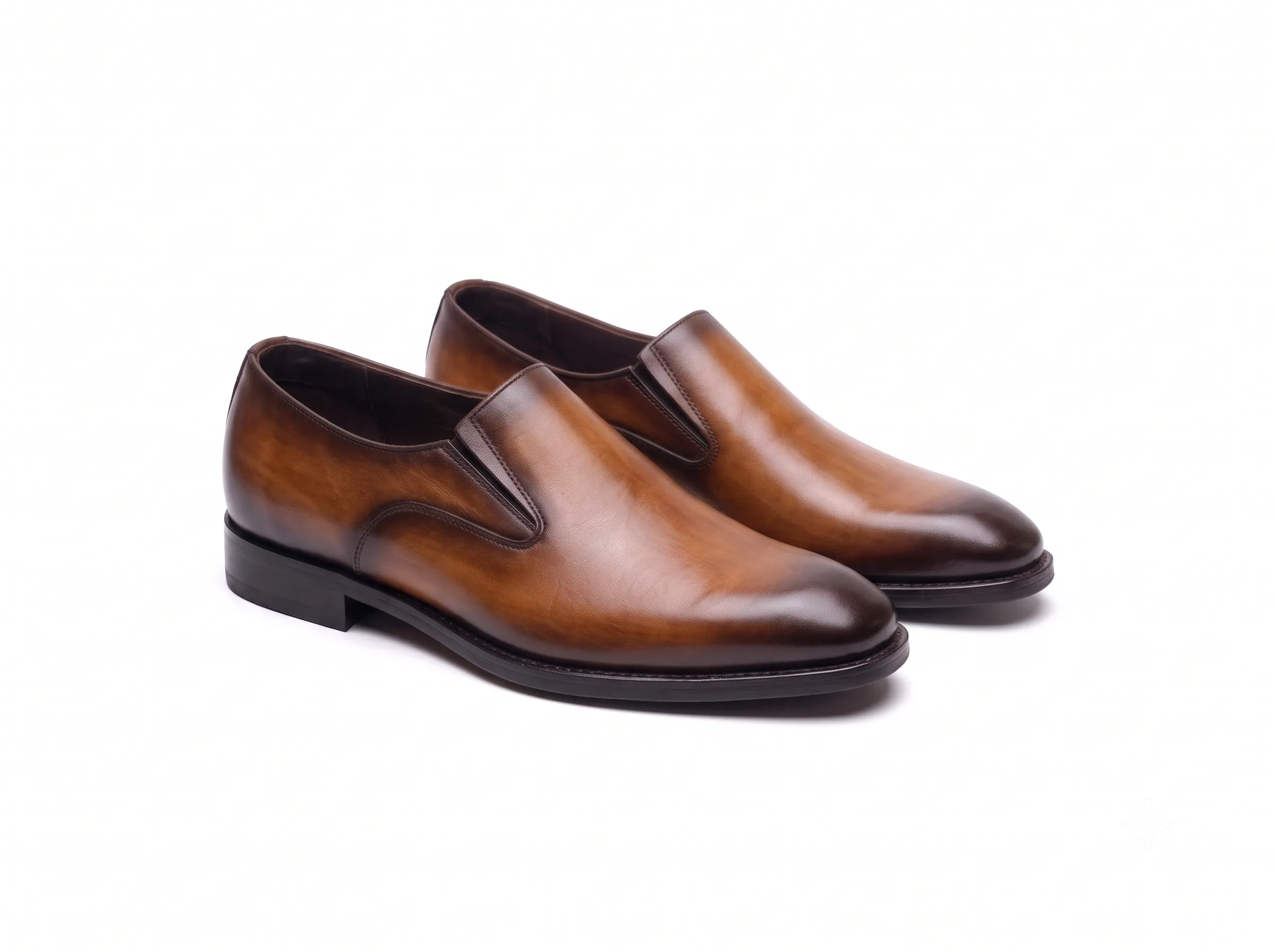 Men's Premium Leather Venetian Loafers | Slip-On Dress Shoes