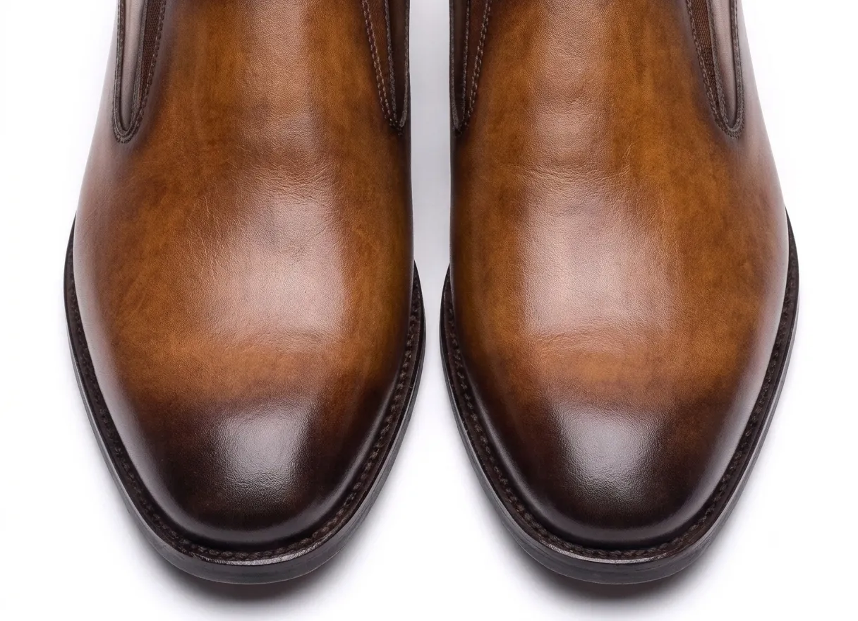 Men's Premium Leather Venetian Loafers | Slip-On Dress Shoes - Image 4
