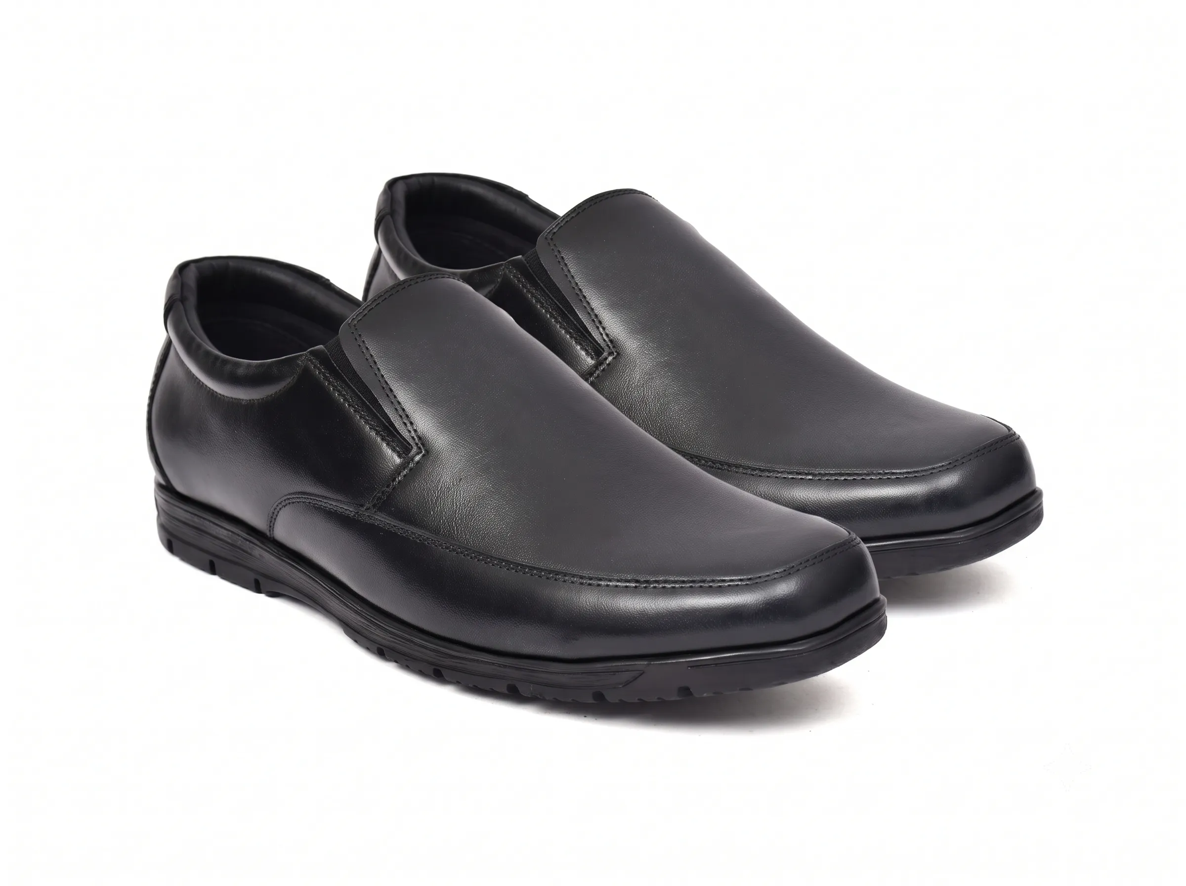 Men's Leather Slip-On Walking Shoes | Comfort Casual Loafers