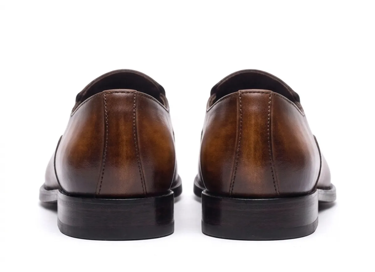 Men's Premium Leather Venetian Loafers | Slip-On Dress Shoes - Image 5
