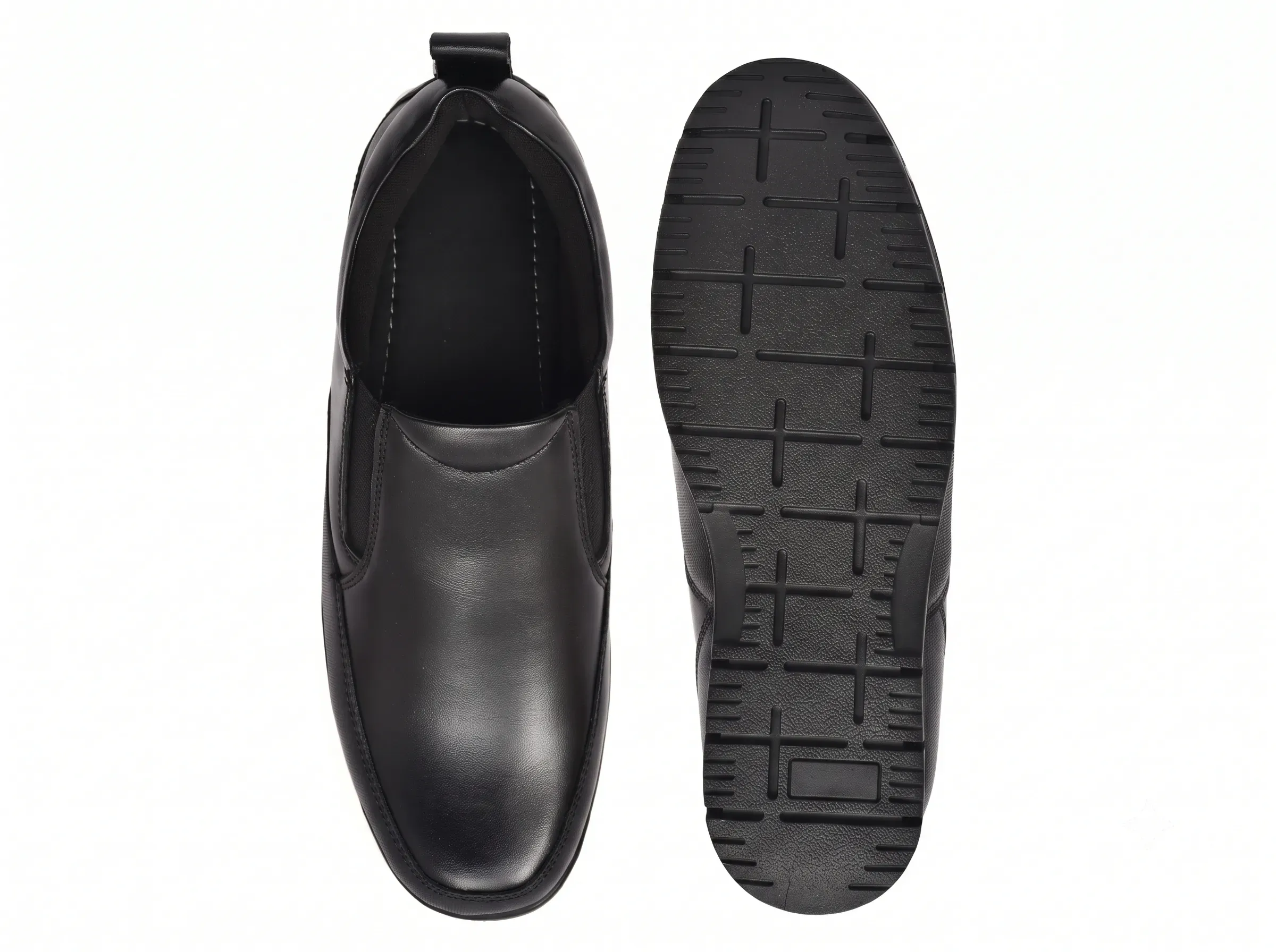 Men's Leather Slip-On Walking Shoes | Comfort Casual Loafers - Image 3