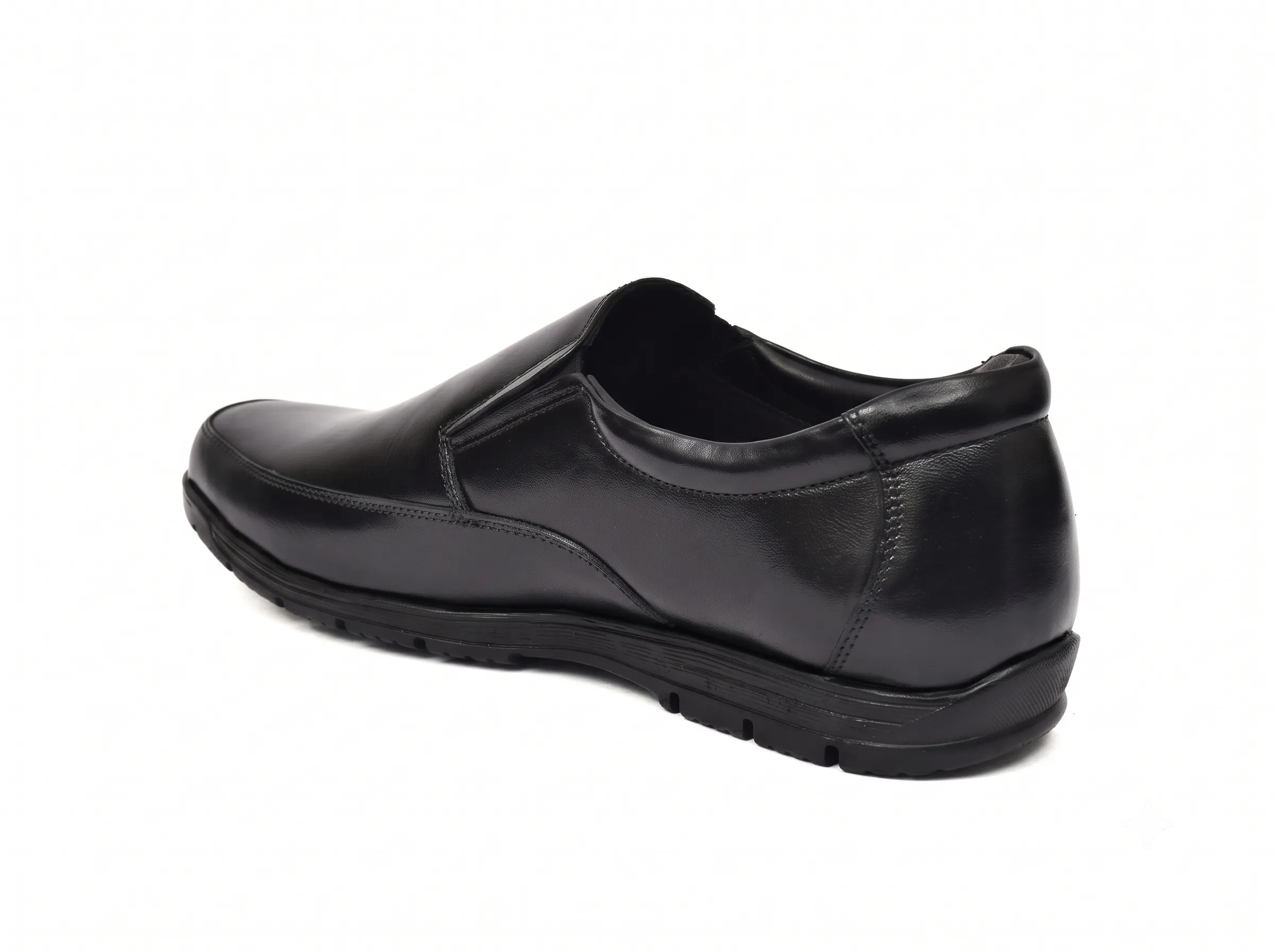 Men's Leather Slip-On Walking Shoes | Comfort Casual Loafers - Image 2