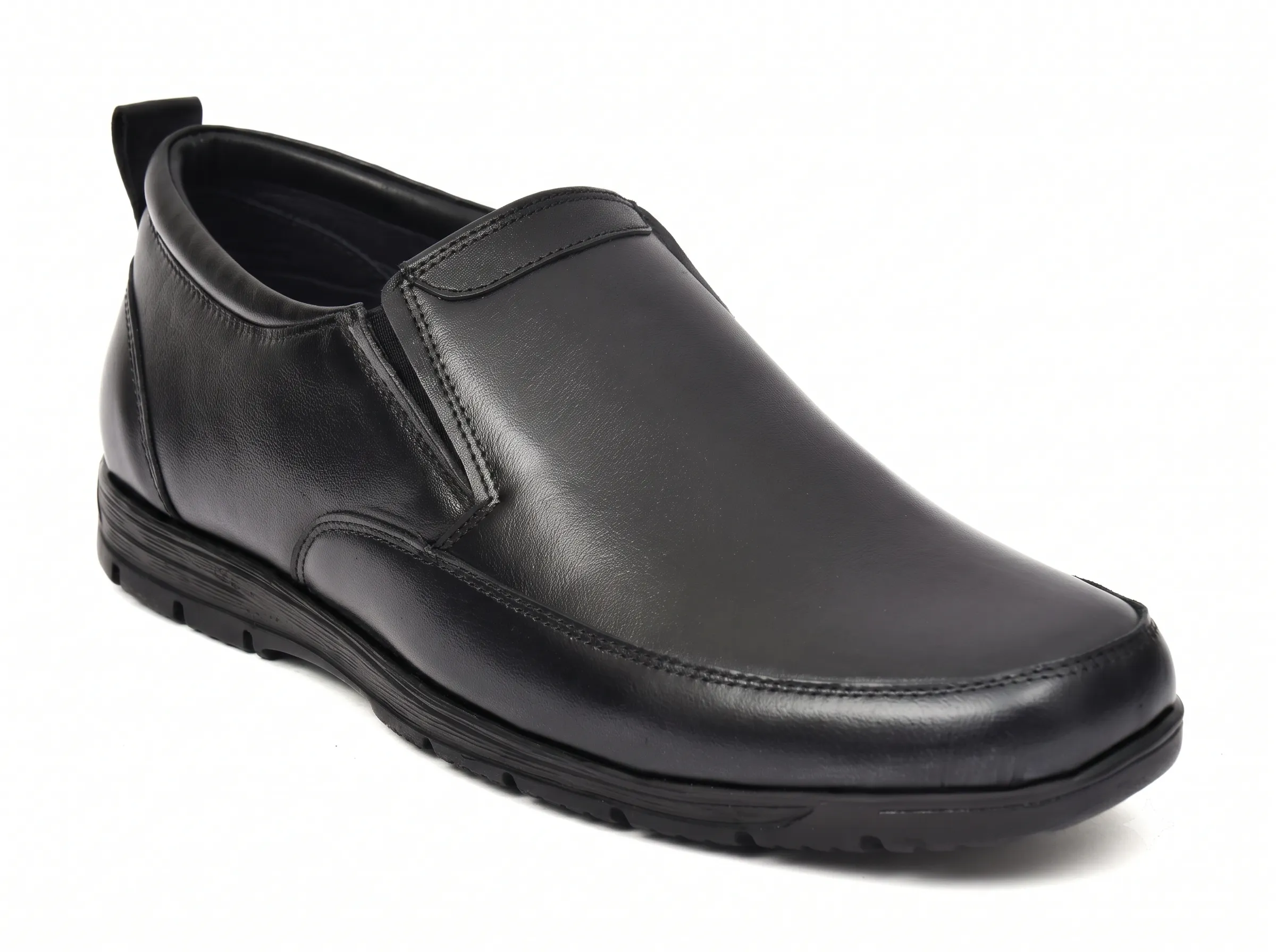 Men's Leather Slip-On Walking Shoes | Comfort Casual Loafers - Image 4