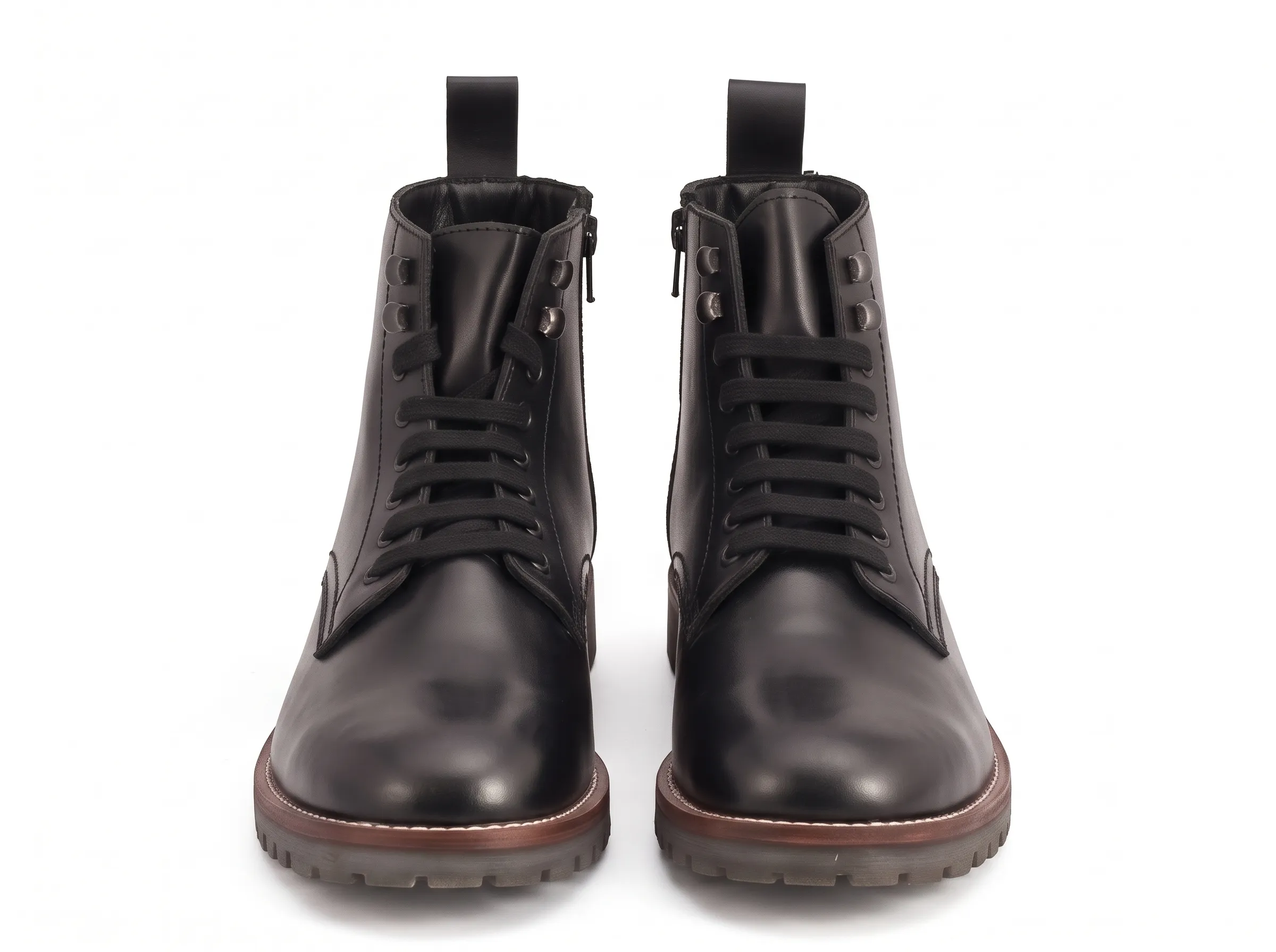 Men's Premium Leather Lace-Up Ankle Boots - Image 6
