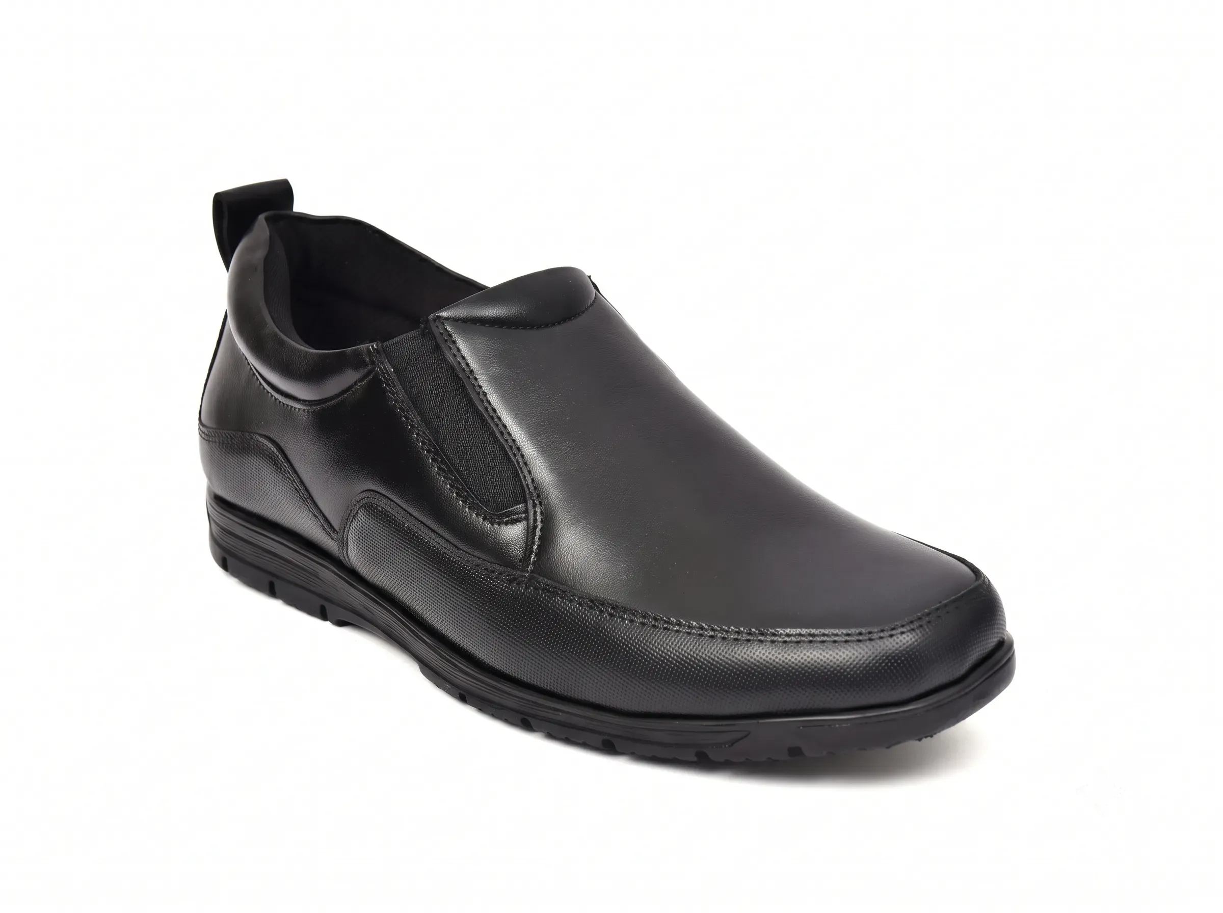 Men's Leather Slip-On Walking Shoes | Comfort Casual Loafers - Image 5