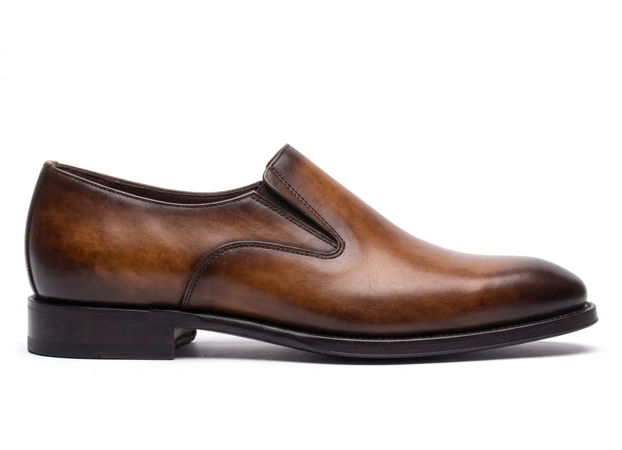 Men's Premium Leather Venetian Loafers | Slip-On Dress Shoes - Image 3