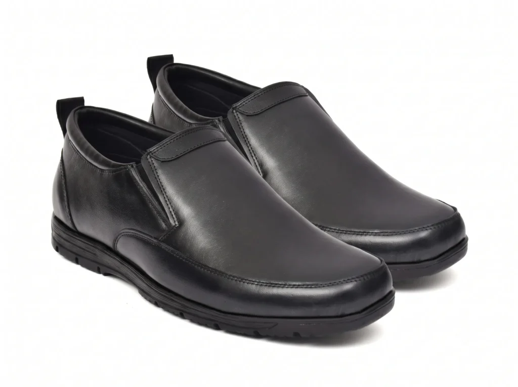 Men's Leather Slip-On Walking Shoes | Comfort Casual Loafers