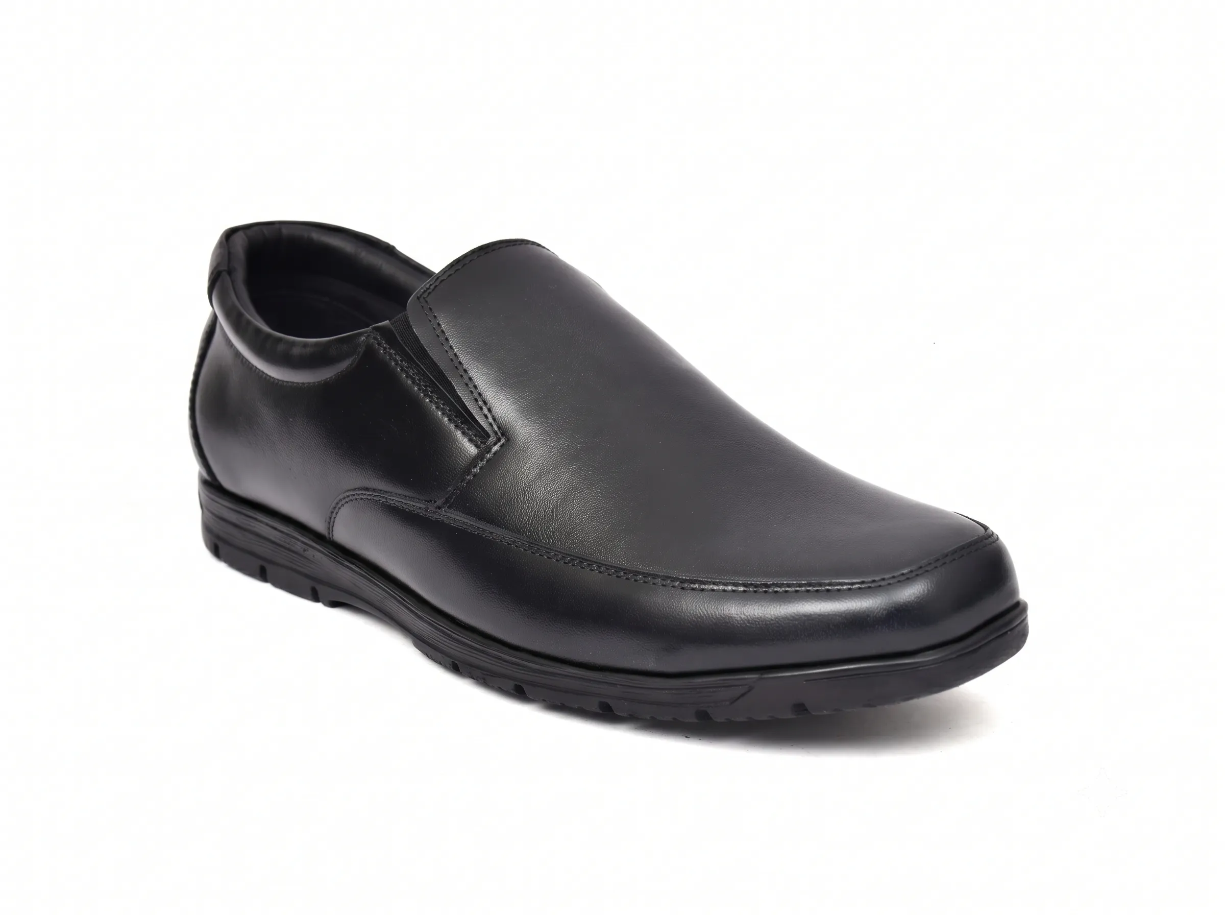 Men's Leather Slip-On Walking Shoes | Comfort Casual Loafers - Image 4